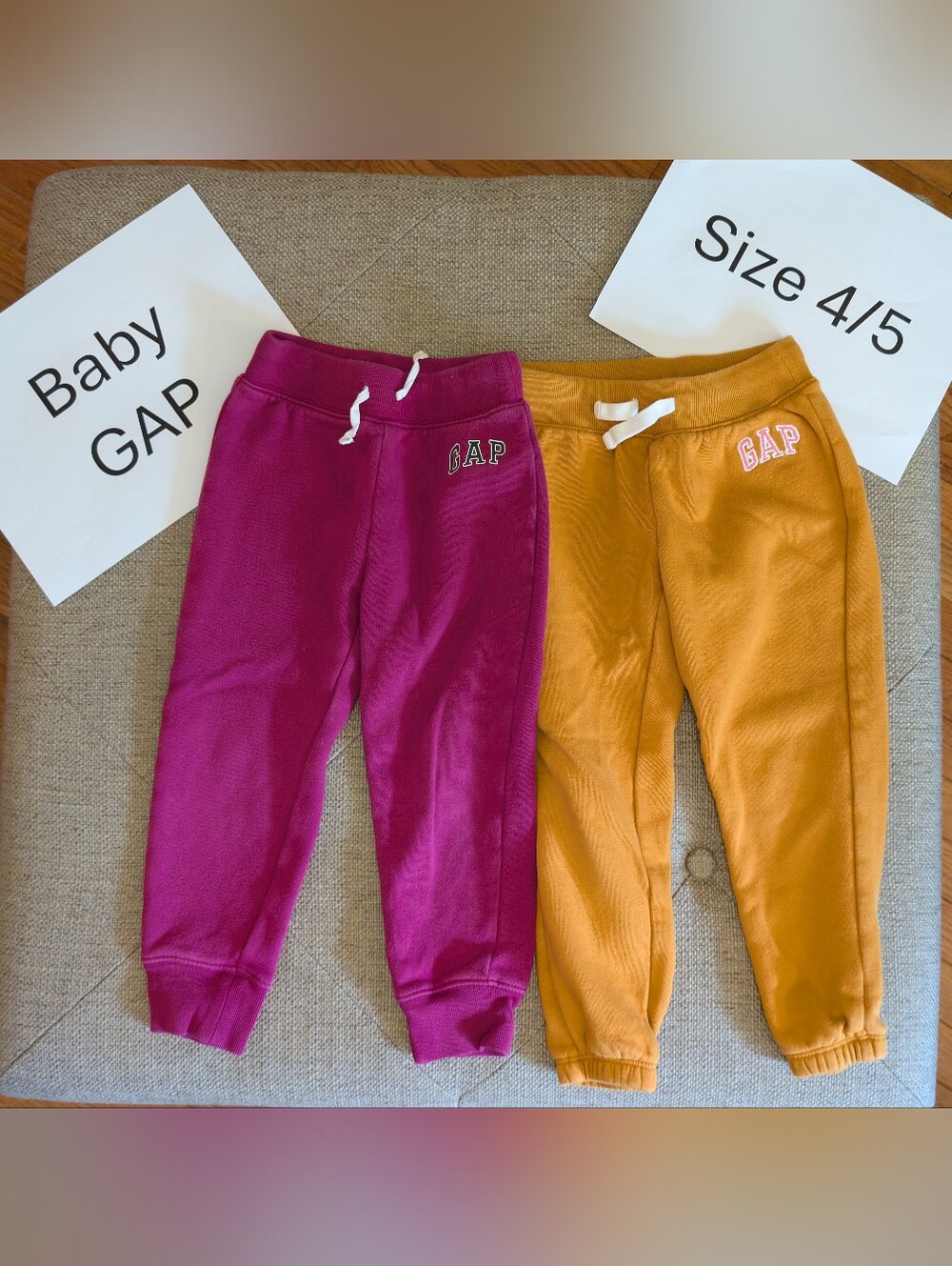Baby Gap Girls 4/5T Jogging Pants 2 Pairs